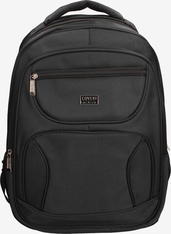 Zaino 'Zaino Coveri Collection Poliestere - Unisex Casual con Zip' di Coveri Collection in nero: frontale
