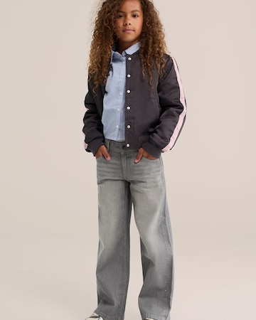 WE Fashion Wide leg Jeans in Grey