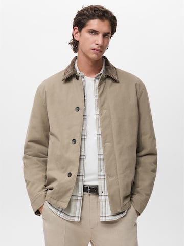 MANGO MAN Jacke 'Theon' in Beige: Vorderseite