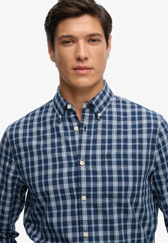 Coupe regular Chemise Superdry & Co en bleu