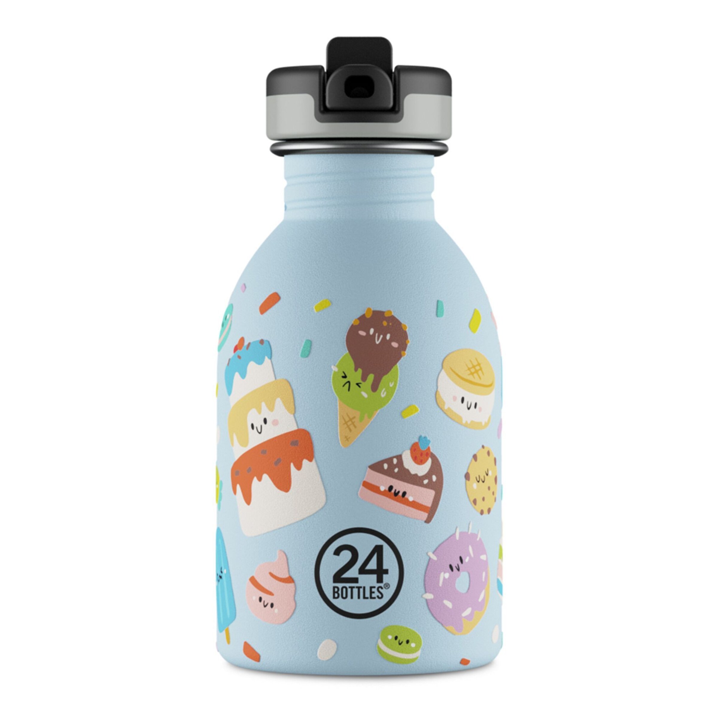 24Bottles Drinking Bottle 'Kids Urban' in Blue: front