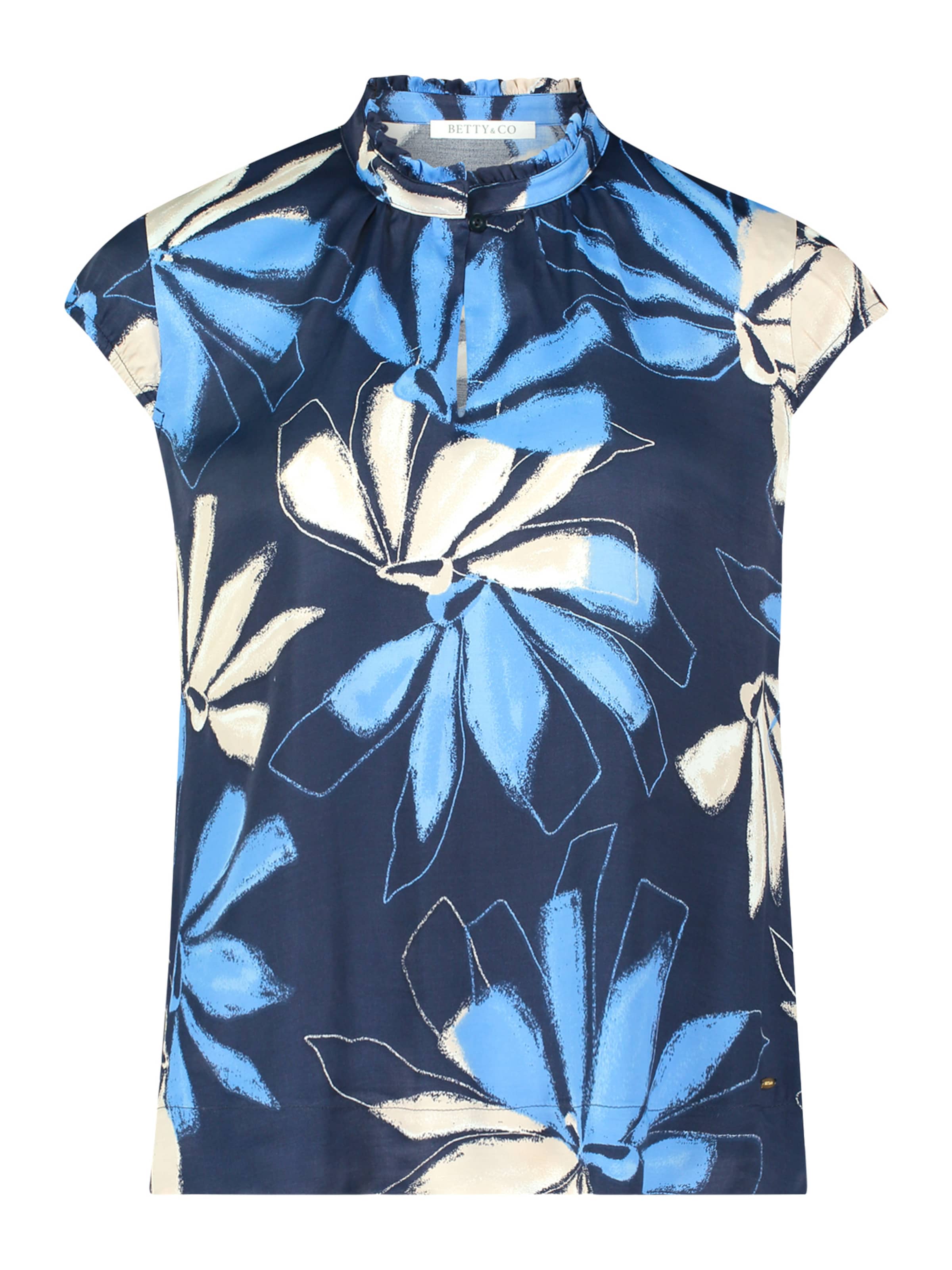 Chemisier Betty & Co en bleu : devant