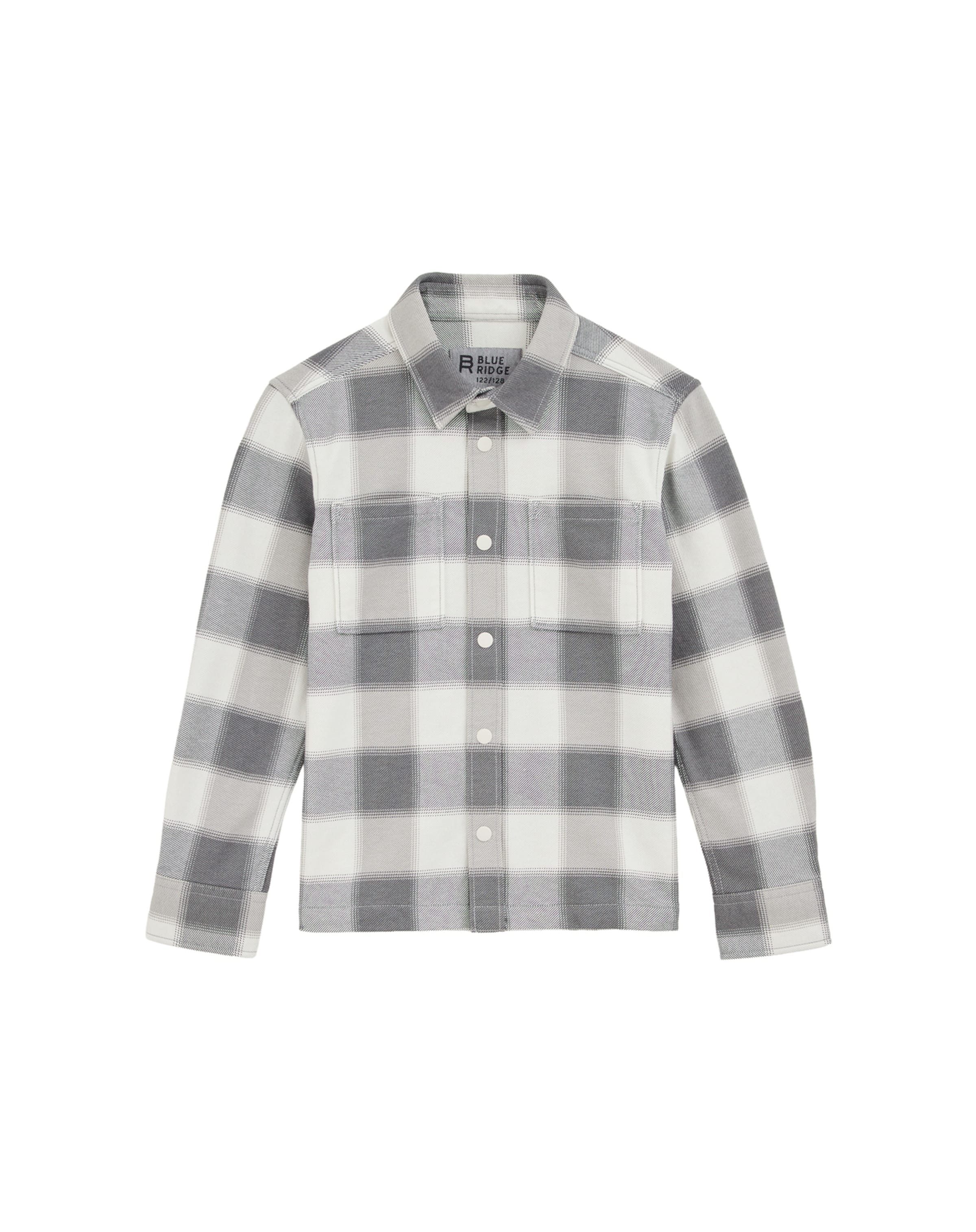 WE Fashion Regular fit Πουκάμισο σε γκρι: μπροστά