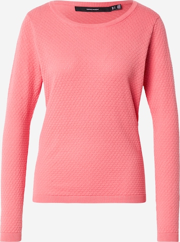 oranžinė VERO MODA Megztinis 'Care': priekis