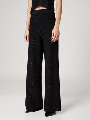 Wide Leg Pantalon 'Nela' Guido Maria Kretschmer Women en noir : devant