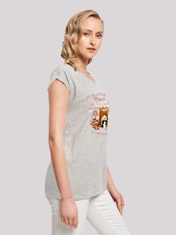 T-shirt 'Heroes of Childhood Tao Tao Childhood Memories' F4NT4STIC en gris