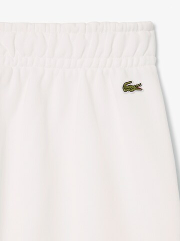 LACOSTE Regular Workout Pants in White
