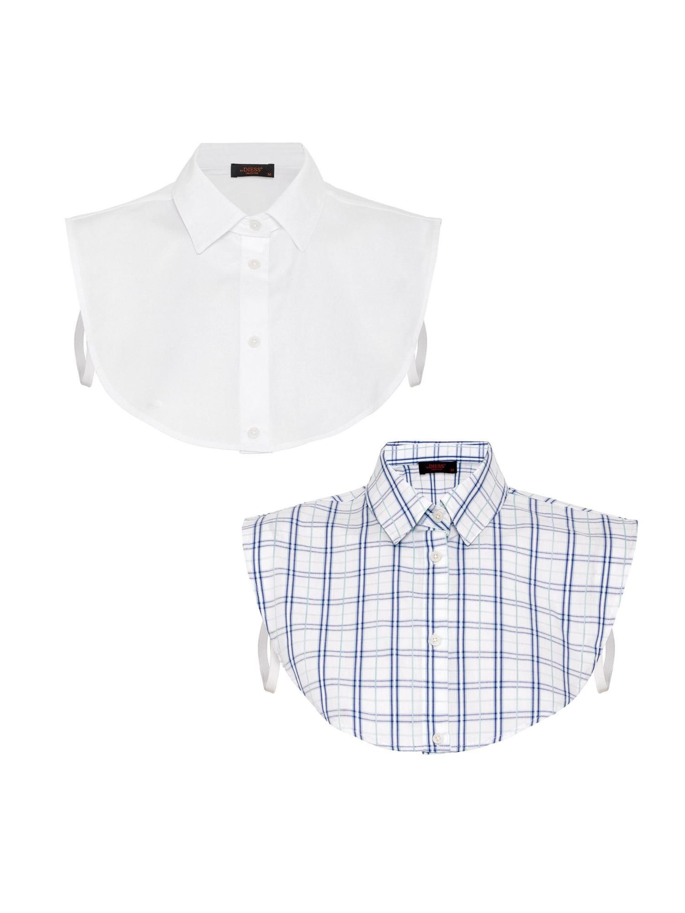 Colletto di By Diess Collection in blu: frontale