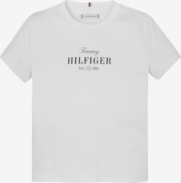 Tricou de la TOMMY HILFIGER pe alb: față