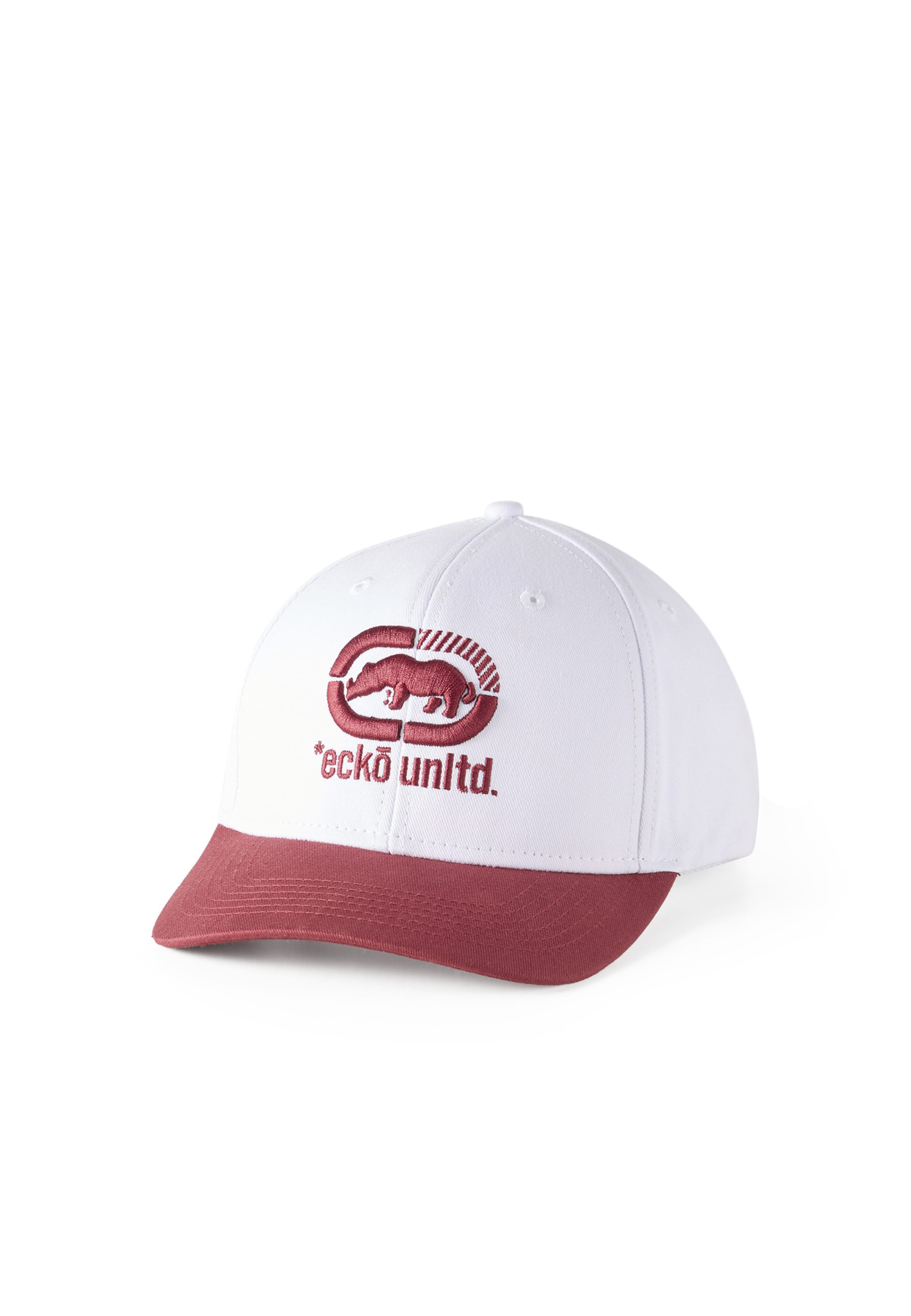 Casquette Ecko Unlimited en blanc : devant