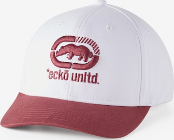 Casquette Ecko Unlimited en blanc : devant