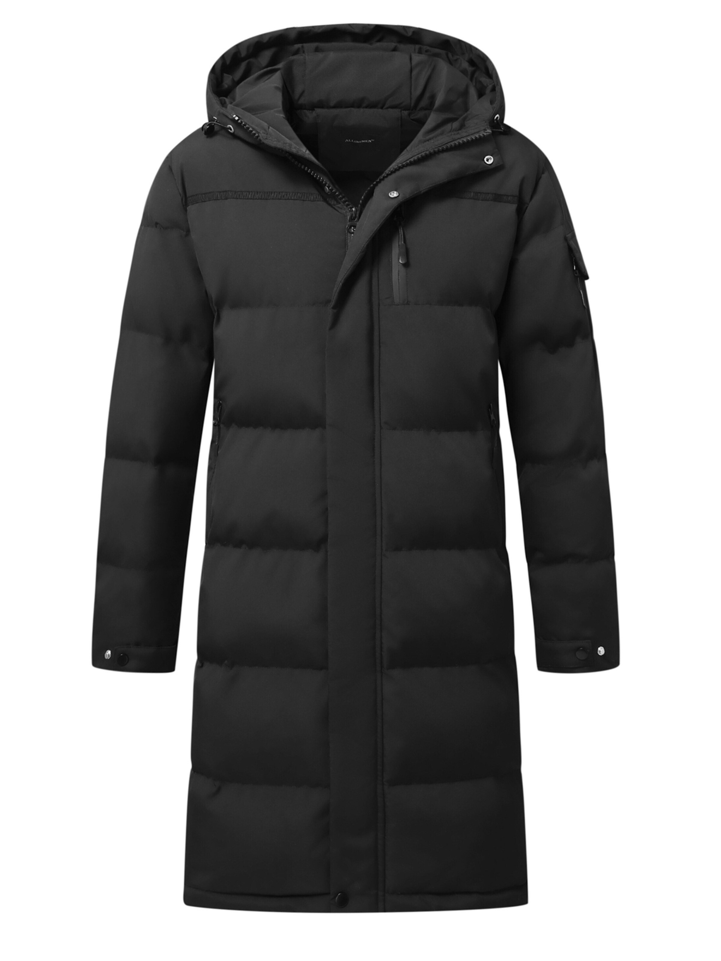 ALLTHEMEN Winter Coat 'Flaum' in S in Black, Item view