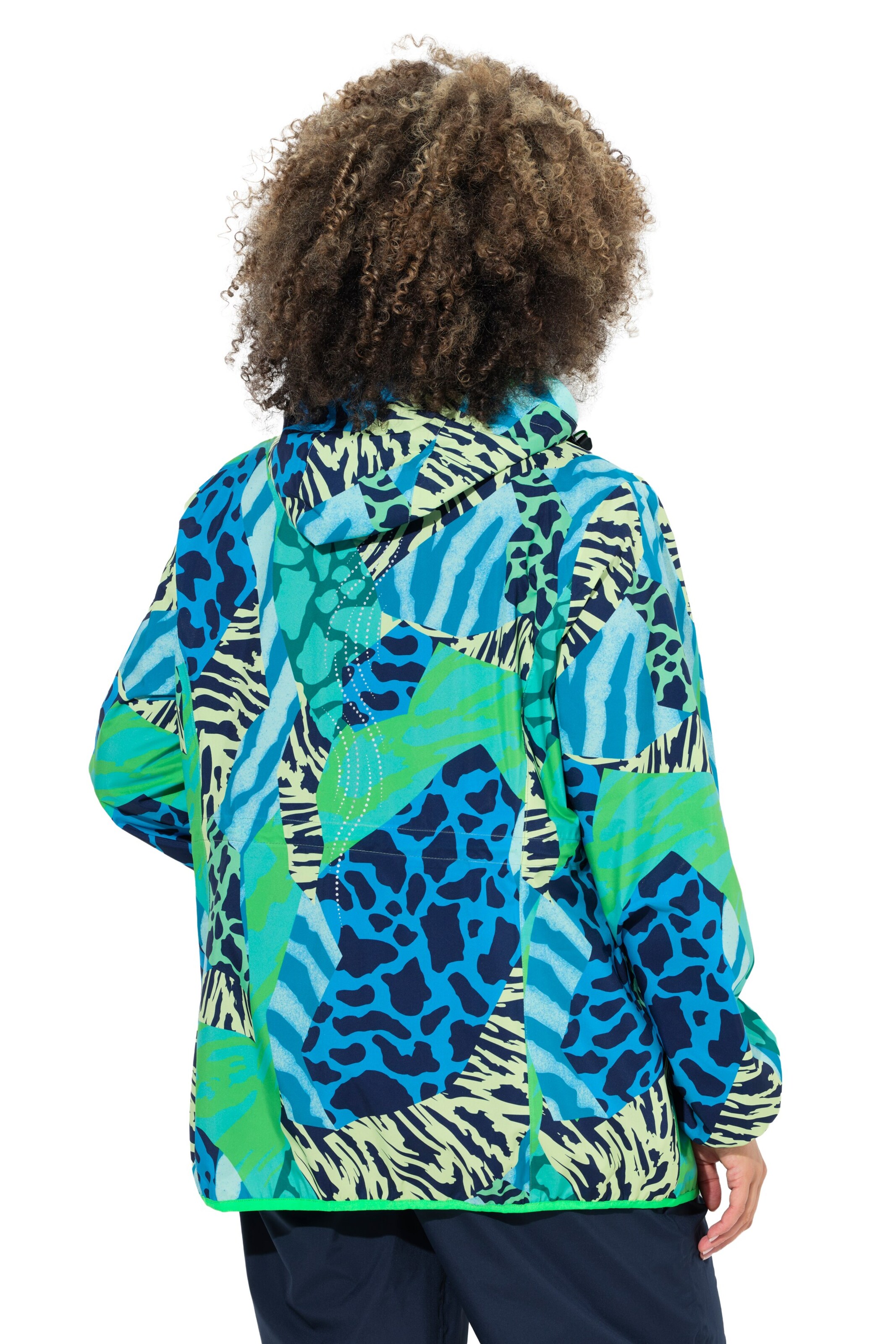 Ulla Popken Between-Season Jacket in Green