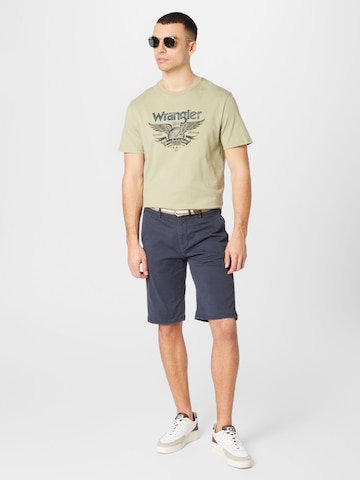 Lindbergh Slimfit Chino kalhoty 'Superflex' – modrá