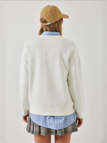 Bianco Lucci Sweatshirt in Weiß