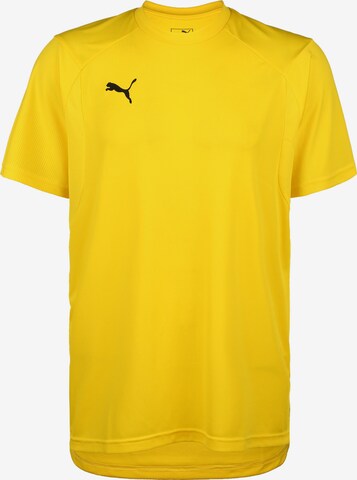 PUMA Functioneel shirt 'Liga' in Geel: voorkant