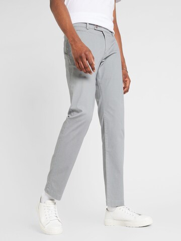 bugatti Slim fit Chino Pants in Grey: front