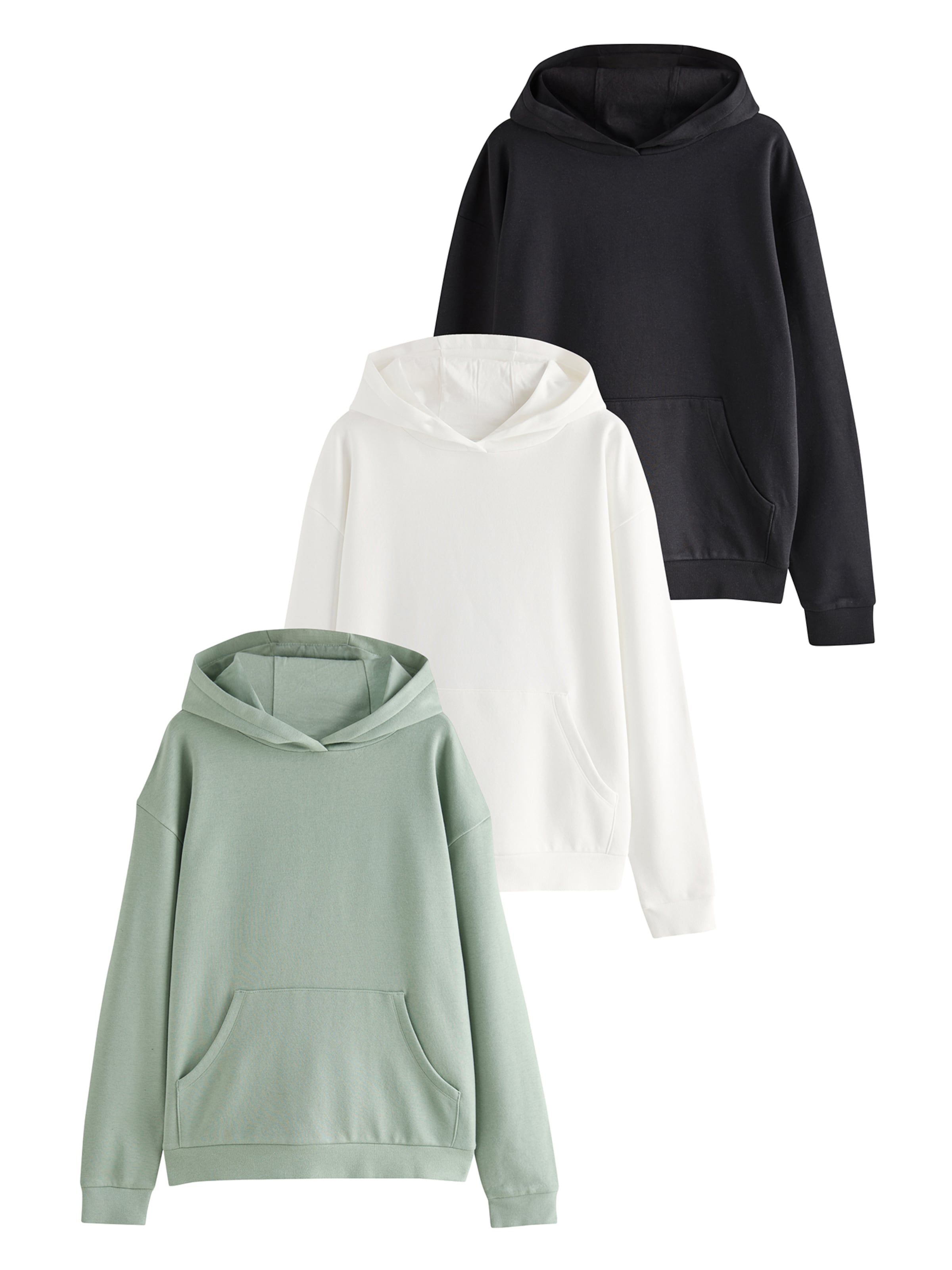 The Set Sweatshirt in Grün: Vorderseite