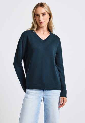 STREET ONE Pullover in Blau: Vorderseite