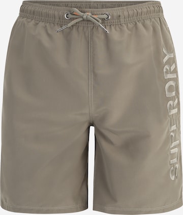 Superdry Zwemshorts in Groen: voorkant