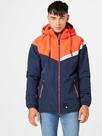 Alife and Kickin Winter Jacket 'Jack' in Blue: front