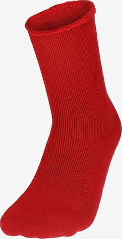 Calzino 'Homepads' di Hudson in rosso: frontale