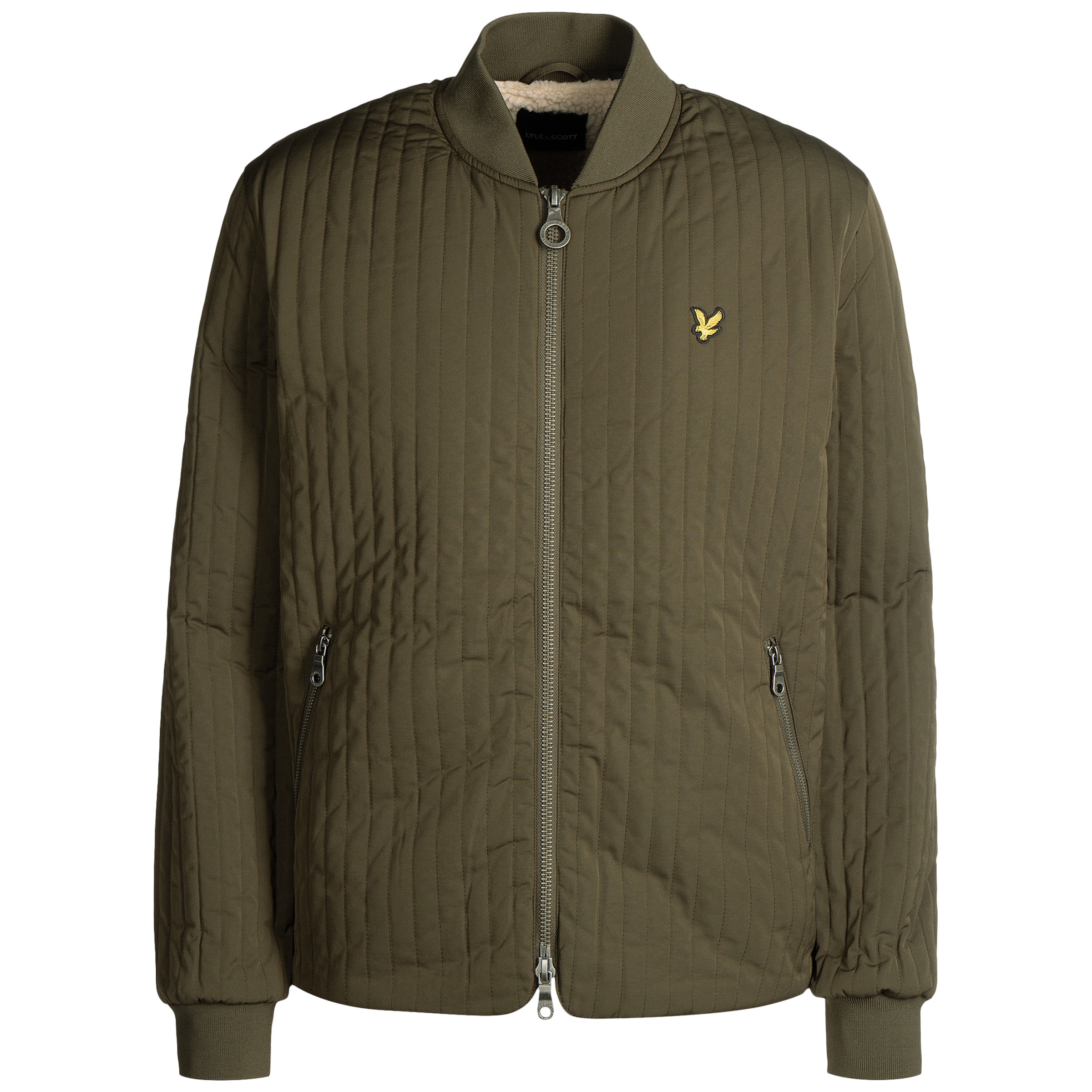 Lyle Scott Between Season Jacket in Khaki ABOUT YOU