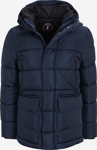 SAVE THE DUCK Between-Season Jacket 'Cliff' in Blue: front