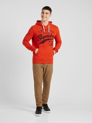 Superdry Mikina – oranžová