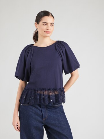 Rich & Royal Majica | modra barva: sprednja stran