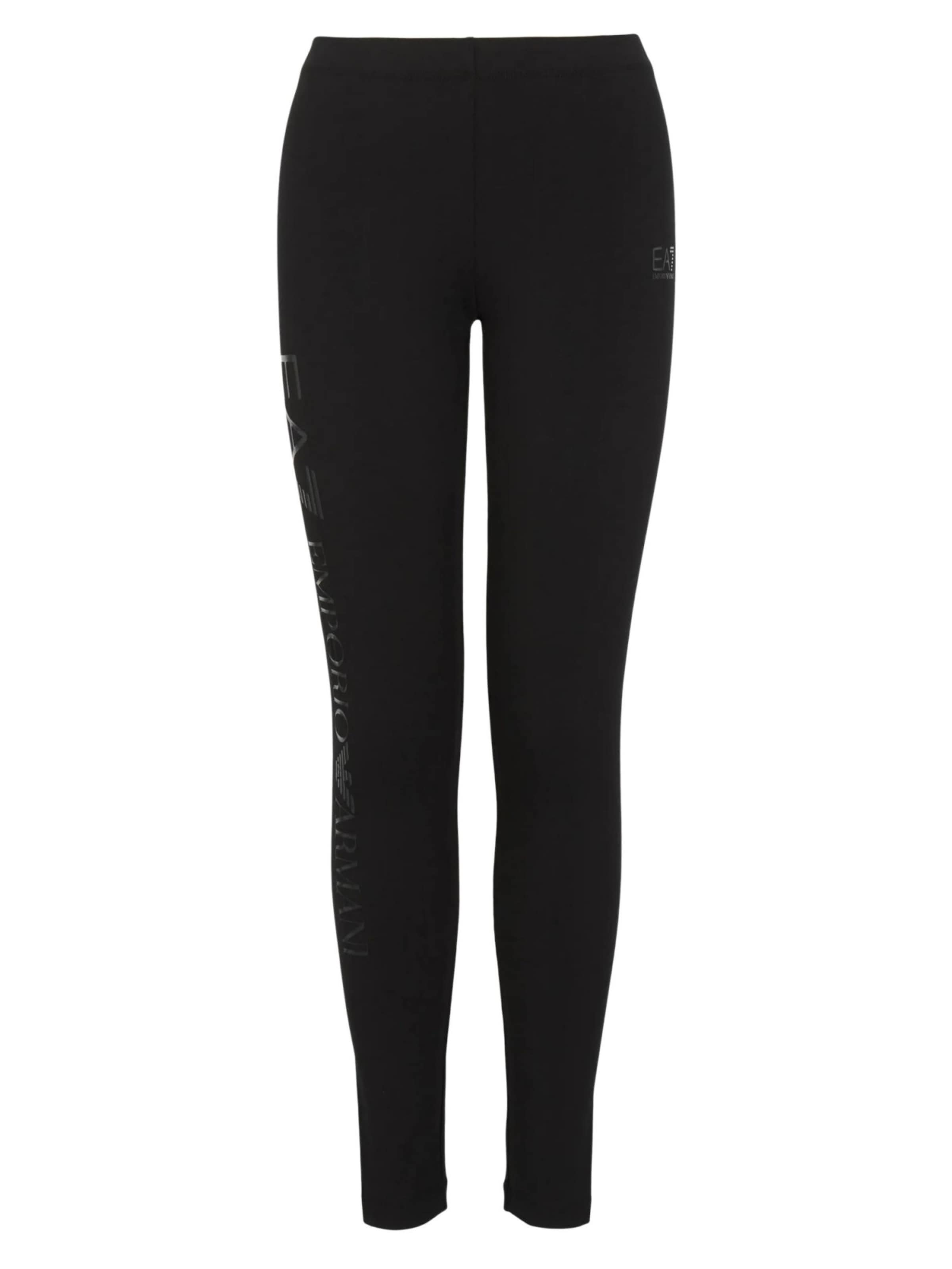 Leggings EA7 Emporio Armani di colore grigio / nero, Visualizzazione prodotti