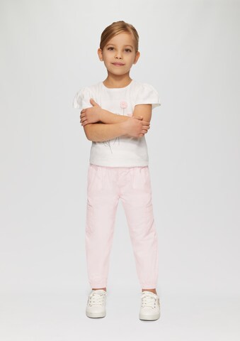 s.Oliver Tapered Pants in Pink: front