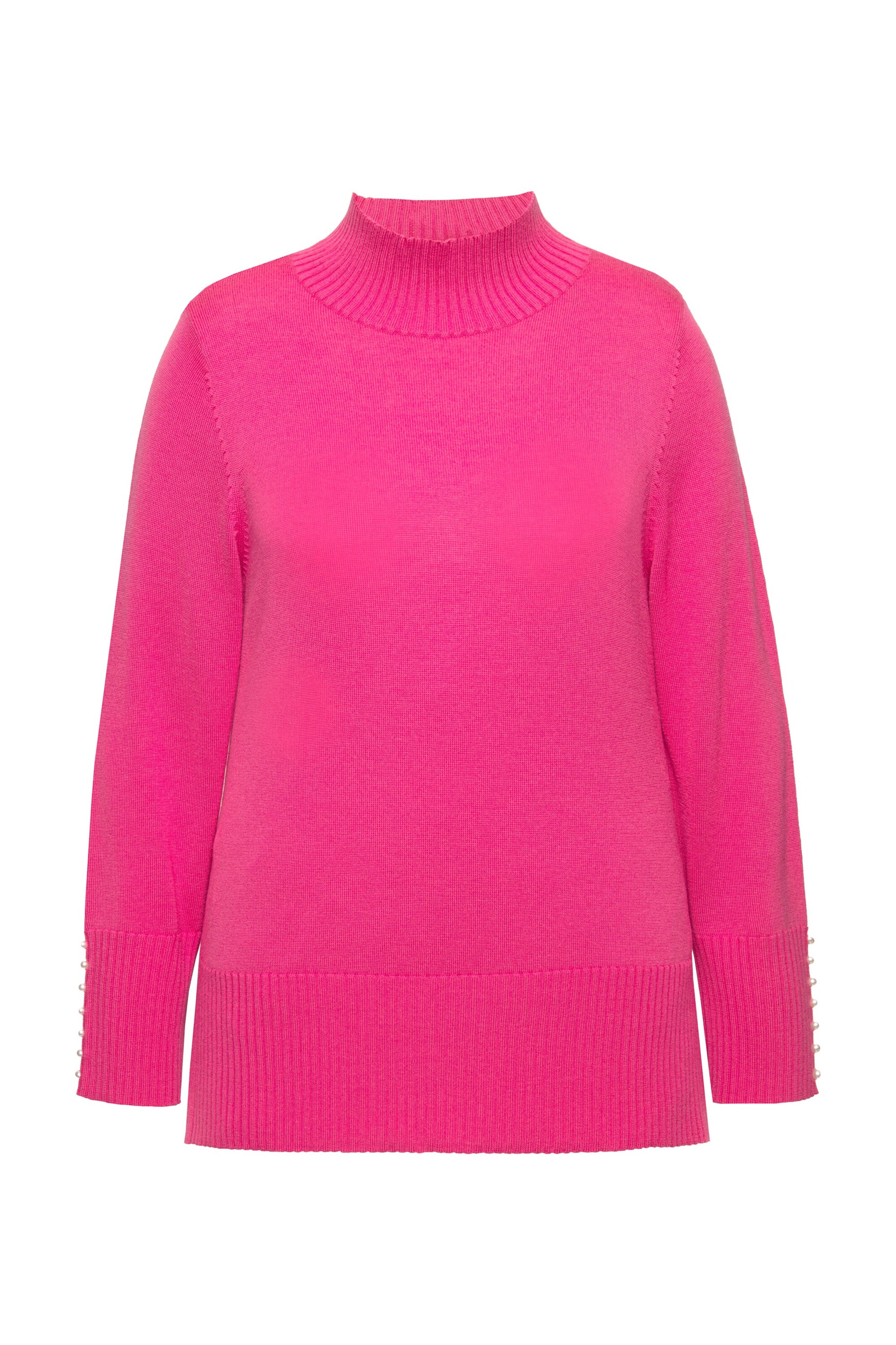 Ulla Popken Trui in Roze: voorkant