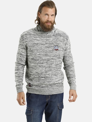 Jan Vanderstorm Sweater 'Hardo' in Grey: front
