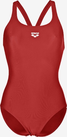 ARENA Μπουστάκι Αθλητικό ολόσωμο μαγιό 'DYNAMO' σε κόκκινο: μπροστά