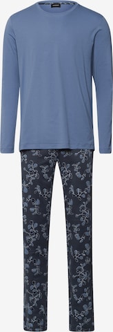 Hanro - Pijama comprido ' Night & Day ' em azul: frente