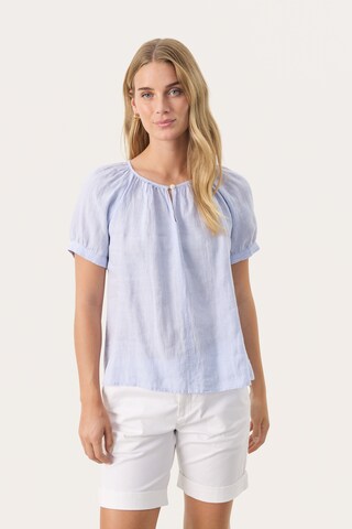 Part Two Bluse 'Rosanna' i blå: forside
