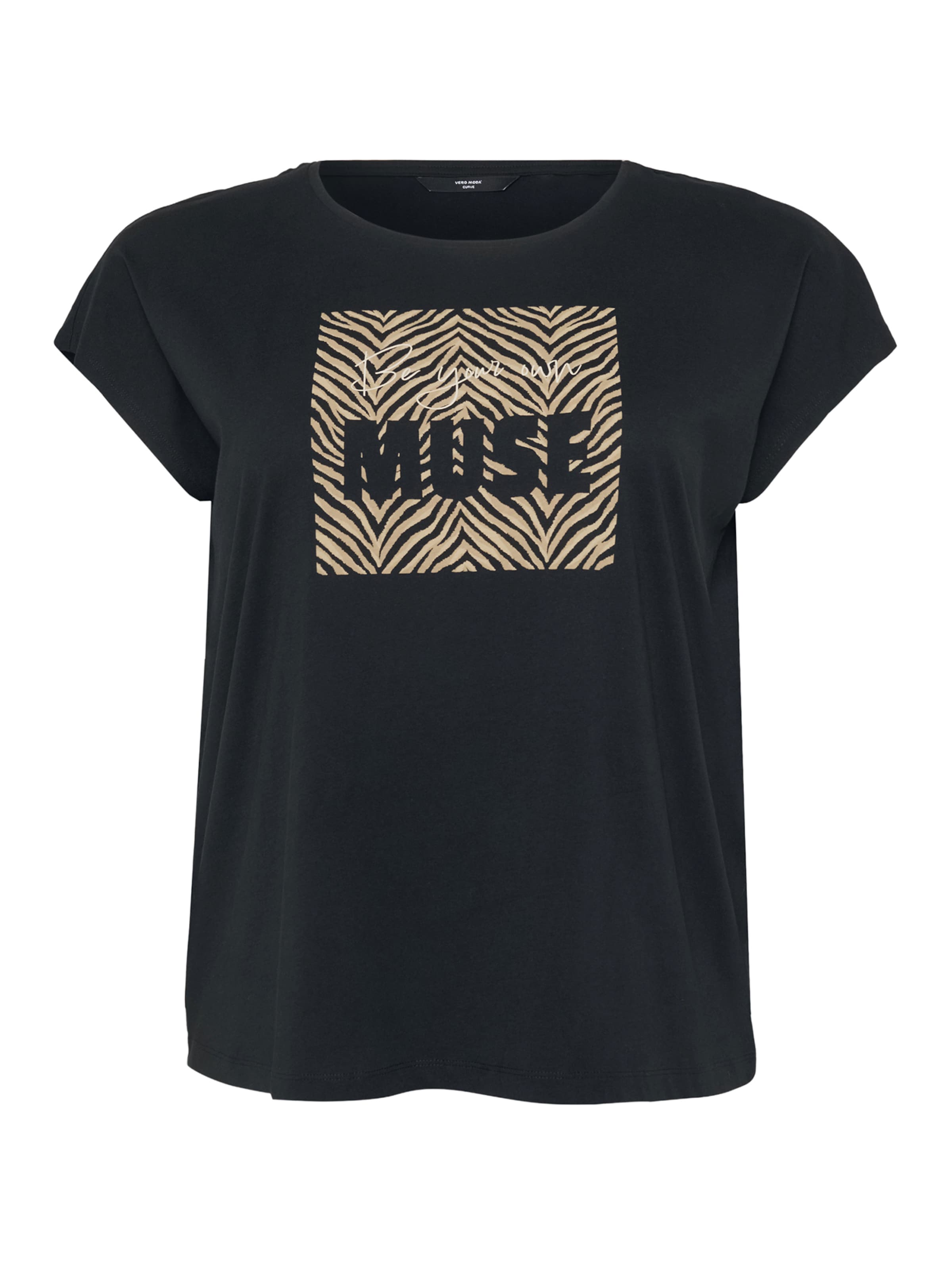 Vero Moda Curve Shirt 'VMCSTINA AVA' in Black: front