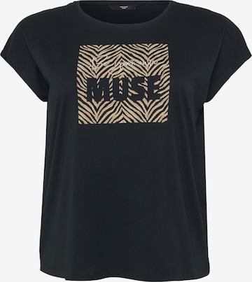 Vero Moda CurveMajica 'VMCSTINA AVA' - crna boja: prednji dio