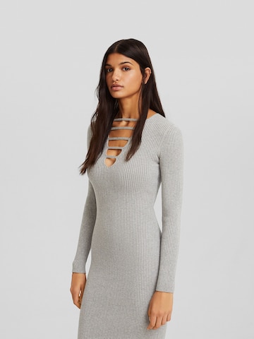 Bershka Dress in Grey: front