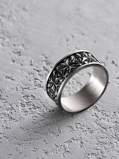 REYTEL Ring 'SPIKE' in Silver, Item view