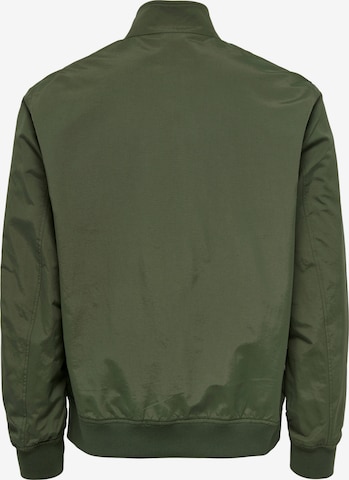 Only & Sons Jacke 'GERRY HARRINGTON' in Grün