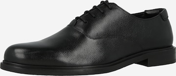 ABOUT YOU Nauhakengät 'Bjarne' värissä musta: etupuoli