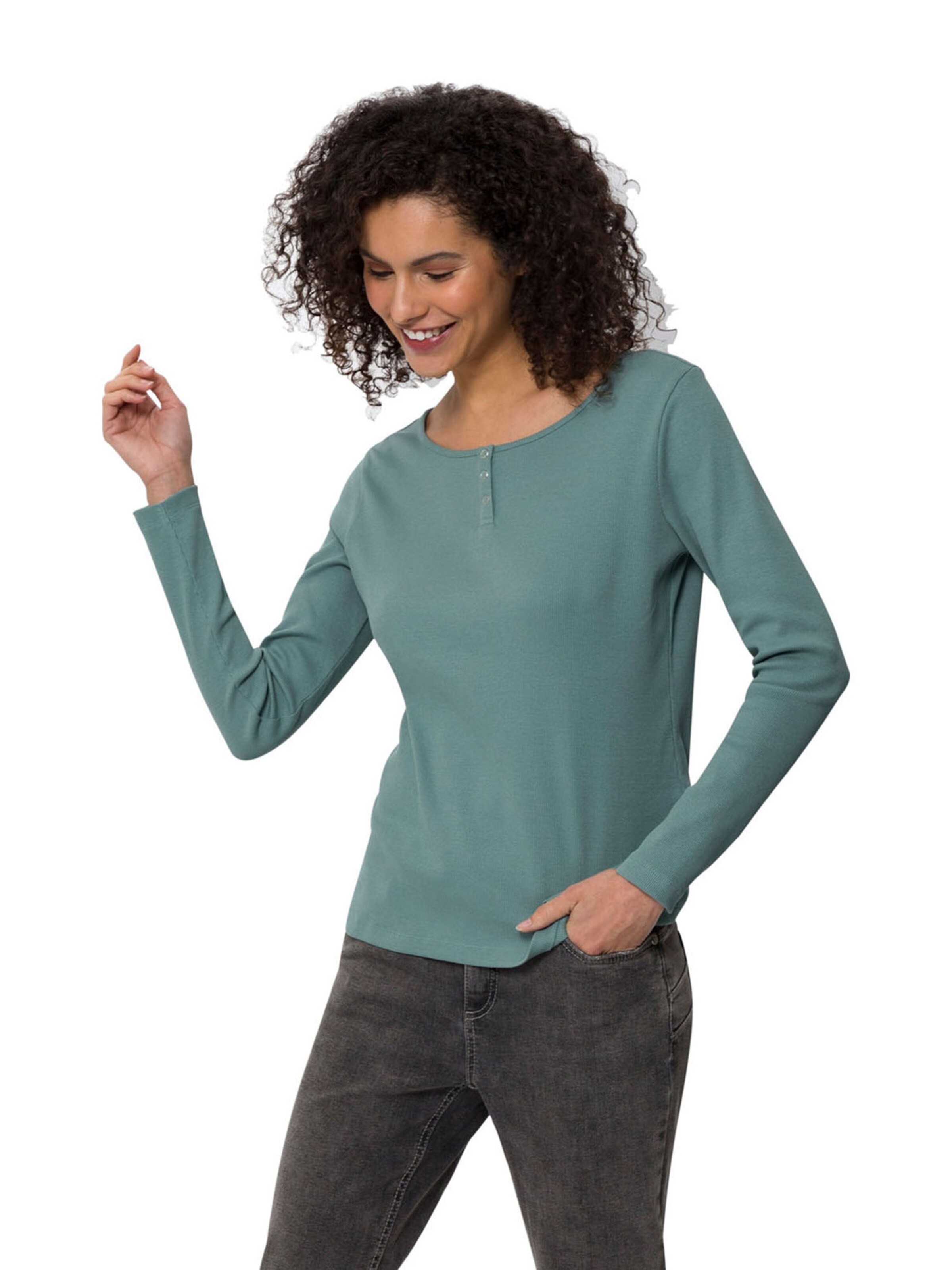 heine Koszulka w kolorze zielony: przód