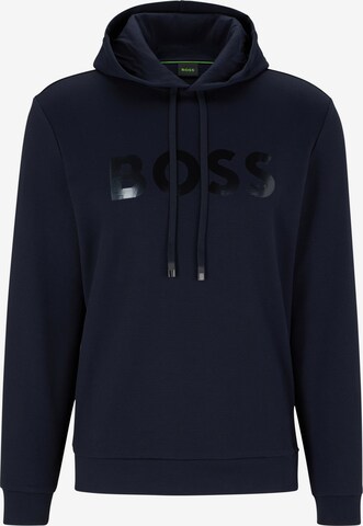 BOSS Sweatshirt 'Soody Mirror' in Blue: front
