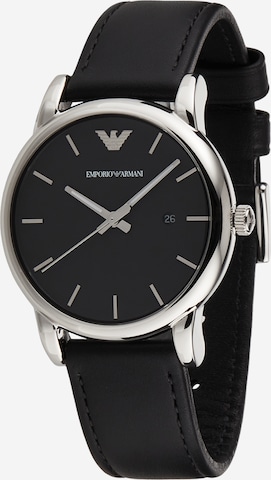 Emporio Armani Analogové hodinky – černá: přední strana