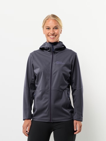 JACK WOLFSKIN Outdoorjacke 'FELDBERG' in Grau: predná strana