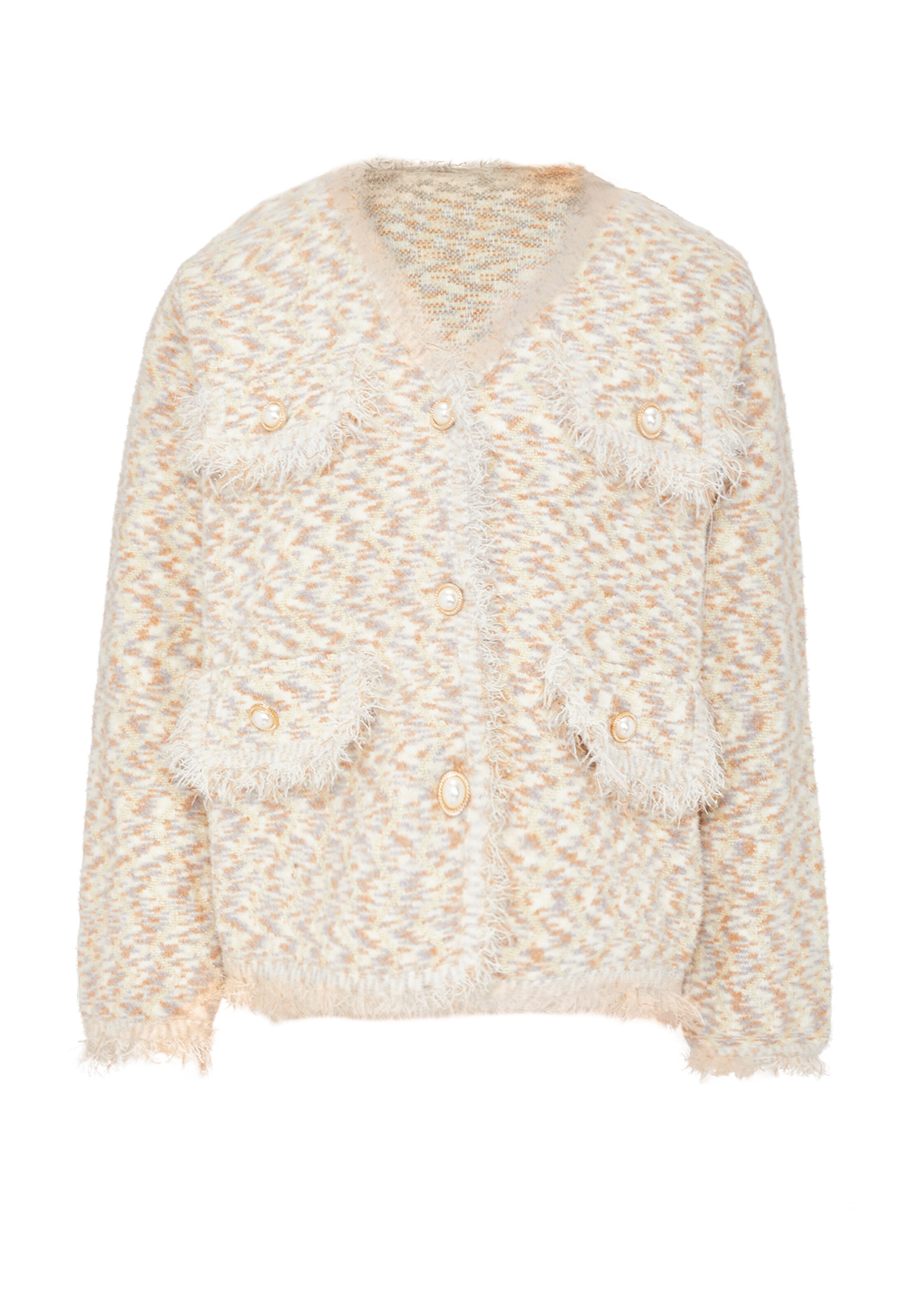 ALARY Cardigan i camel / lysebeige, Produktvisning