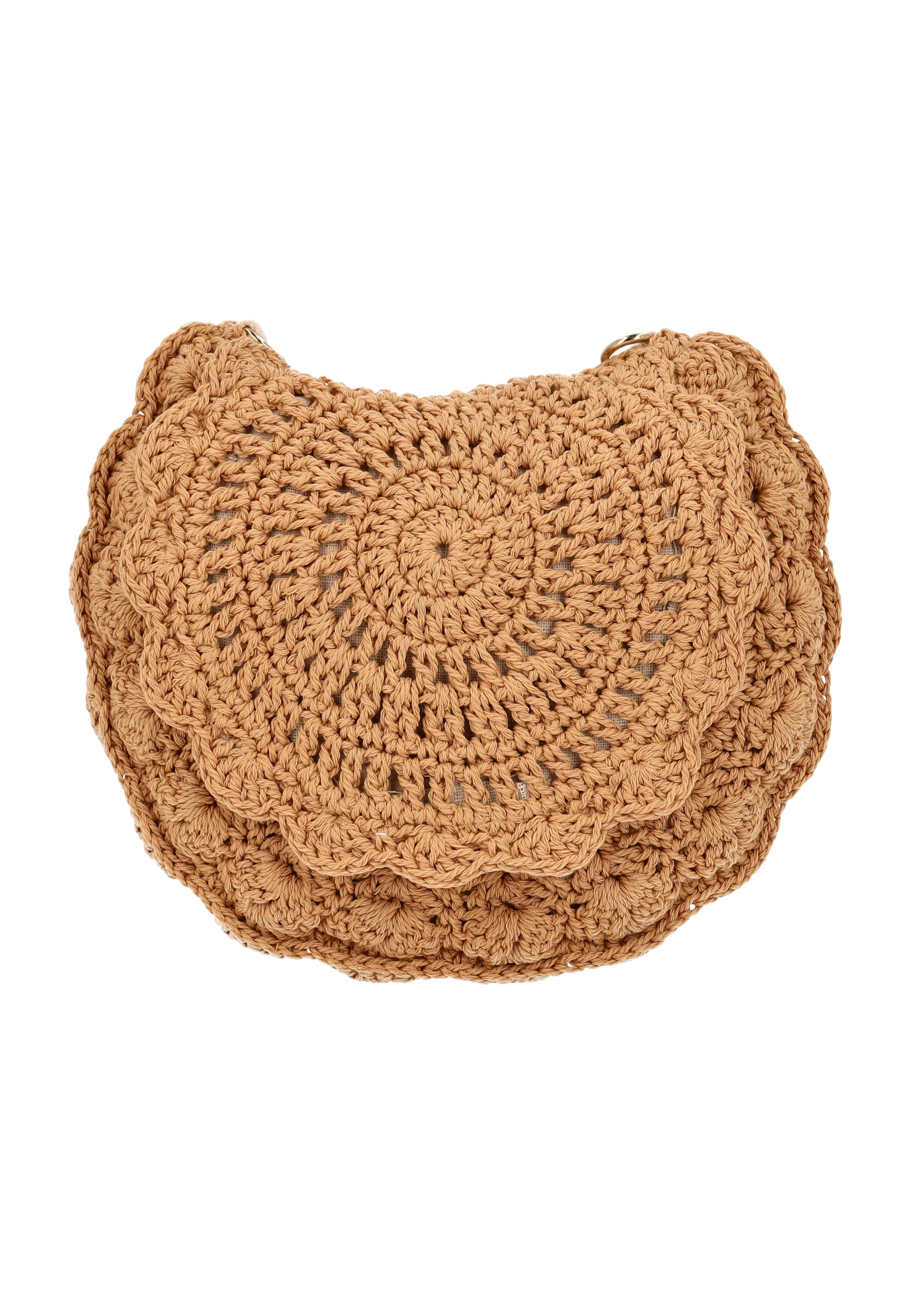 usha FESTIVAL Schoudertas in Bruin: voorkant