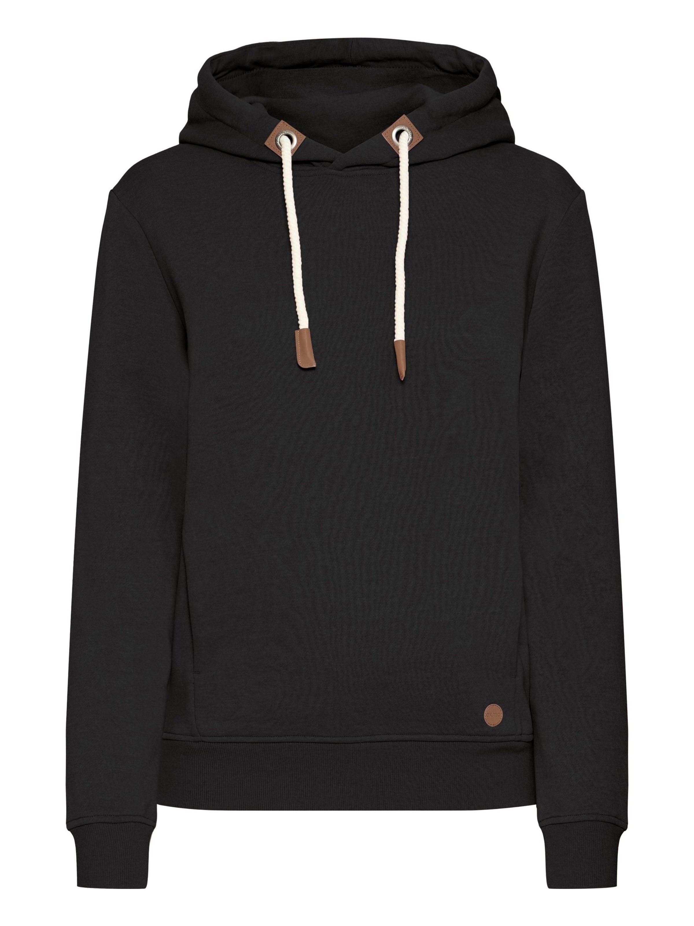 Pull-over ' OXMILLE ' Oxmo en noir : devant